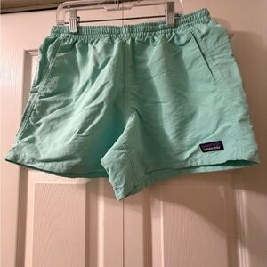 Patagonia 100% Nylon Women’s Aquamarine Shorts Size S